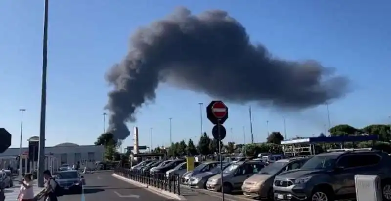 INCENDIO DISCARICA CIAMPINO 