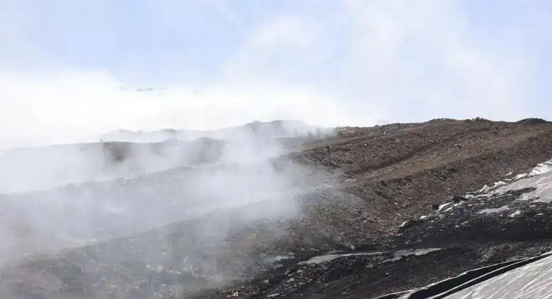 incendio discarica di bellolampo 