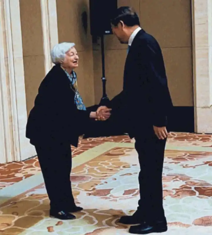 JANET YELLEN CON HE LI FENG  