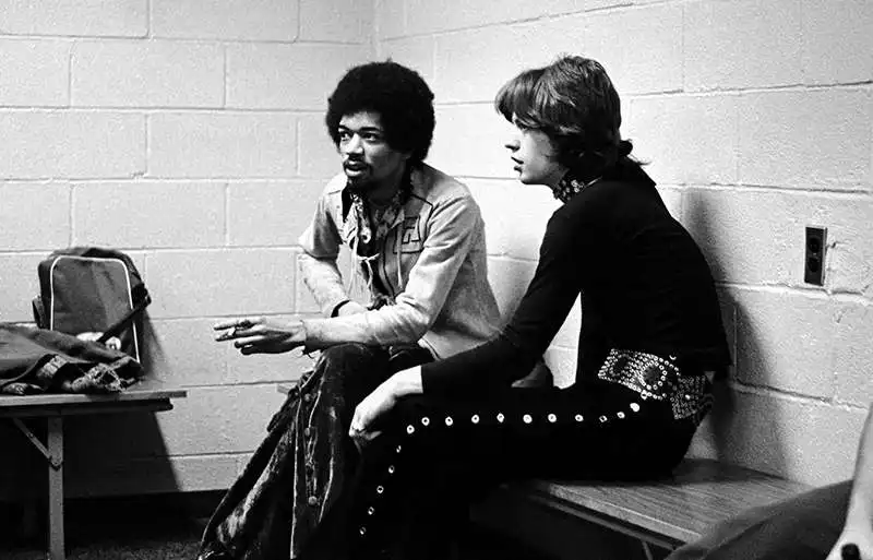 jimi hendrix mick jagger