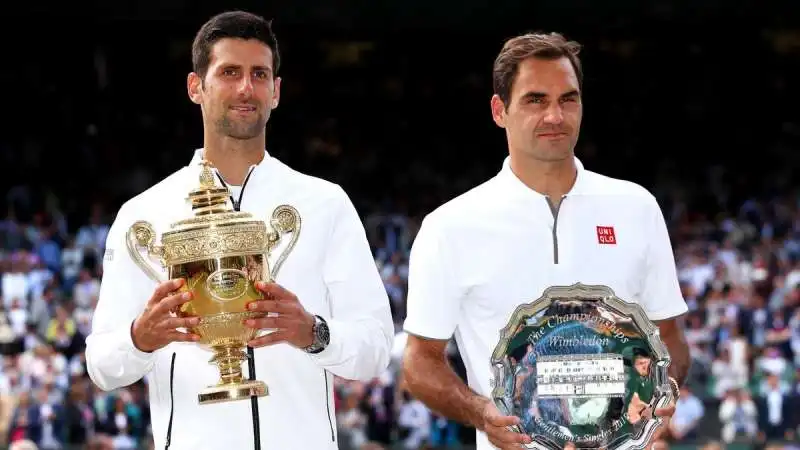 NOVAK DJOKOVIC BATTE ROGER FEDERER A WIMBLEDON 2019 