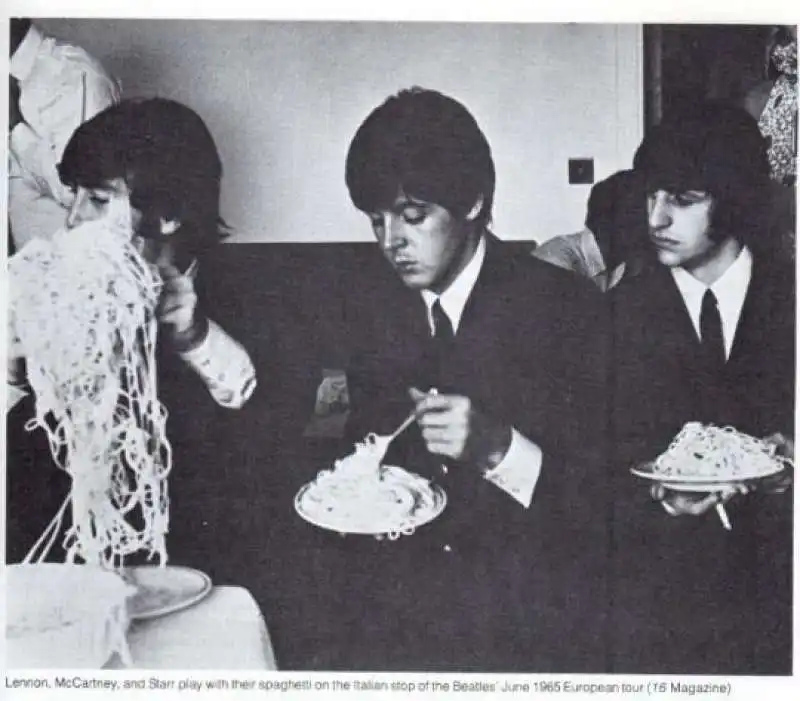 ringo starr beatles spaghetti