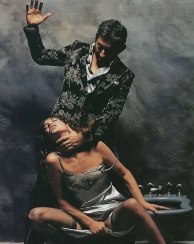 serge gainsbourg e jane birkin   foto helmut newton  