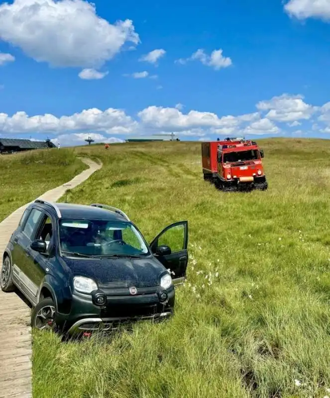 AUTOMOBILISTA FINISCE FUORI STRADA DOPO AVER SEGUITO LE INDICAZIONI DEL NAVIGATORE 