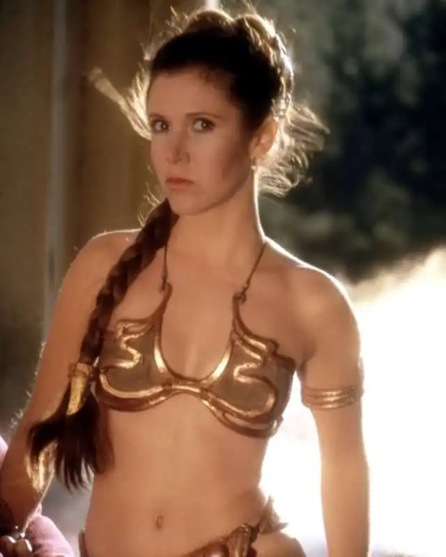 carrie fisher in star wars il ritorno dello jedi  1