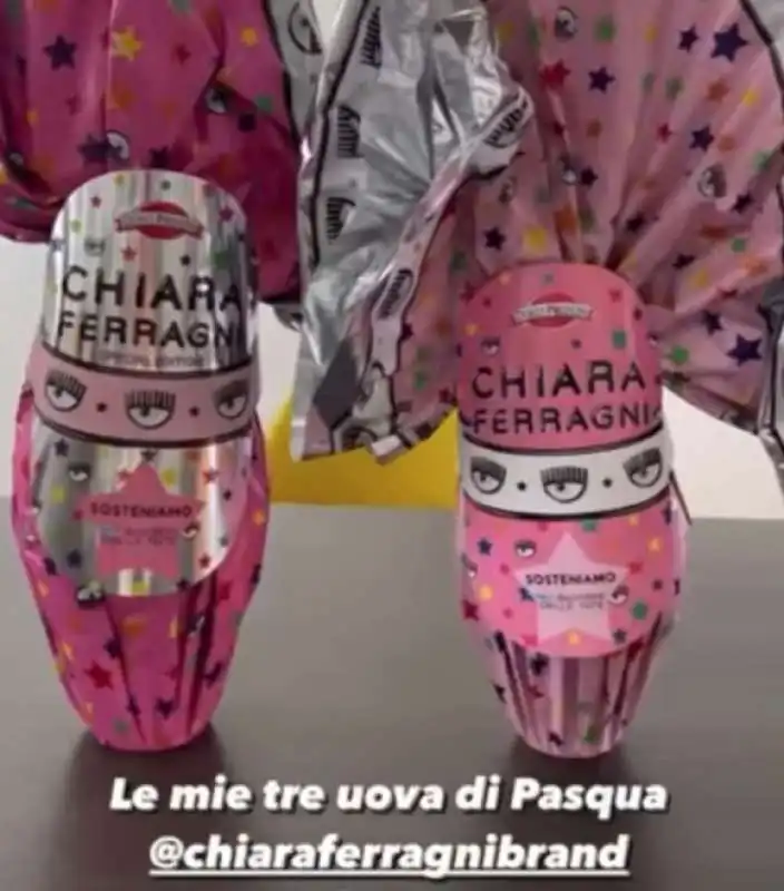 chiara ferragni e le uova di pasqua 3