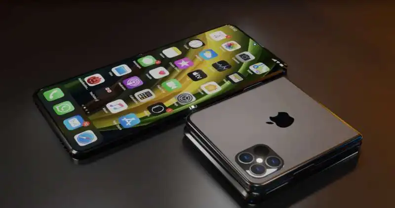 CONCEPT DI IPHONE PIEGHEVOLE  