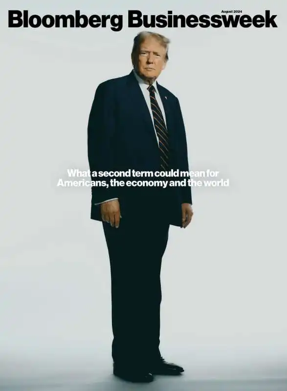 COPERTINA DI BLOOMBERG BUSINESSWEEK CON DONALD TRUMP  