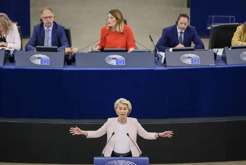 discorso di ursula von der leyen al parlamento europeo di strasburgo