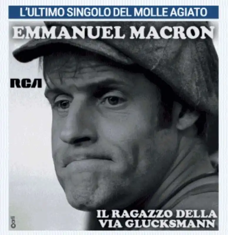 emmanuel macron   il ragazzo della via glucksmann   meme by emiliano carli 