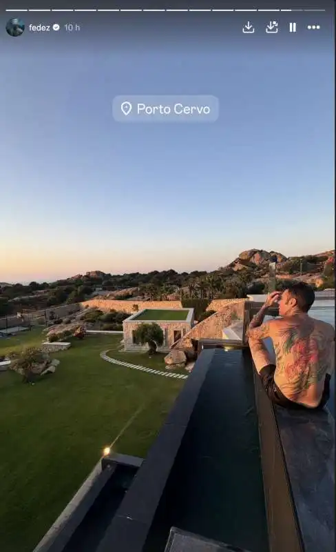 fedez a porto cervo 