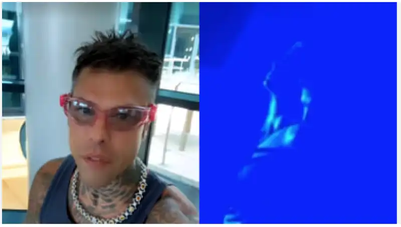 fedez e misteriosa ragazza in discoteca