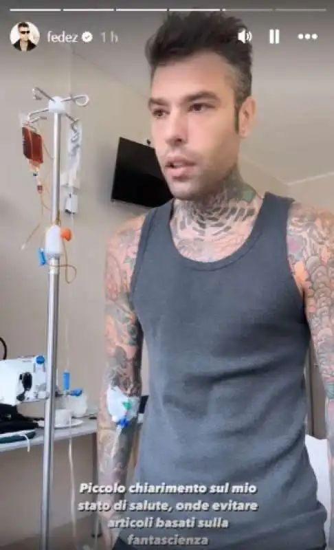 fedez parla del suo ricovero in ospedale 5