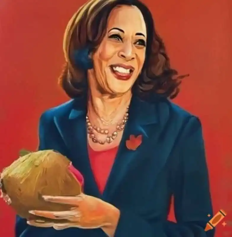 i meme di kamala harris e l albero di cocco 3