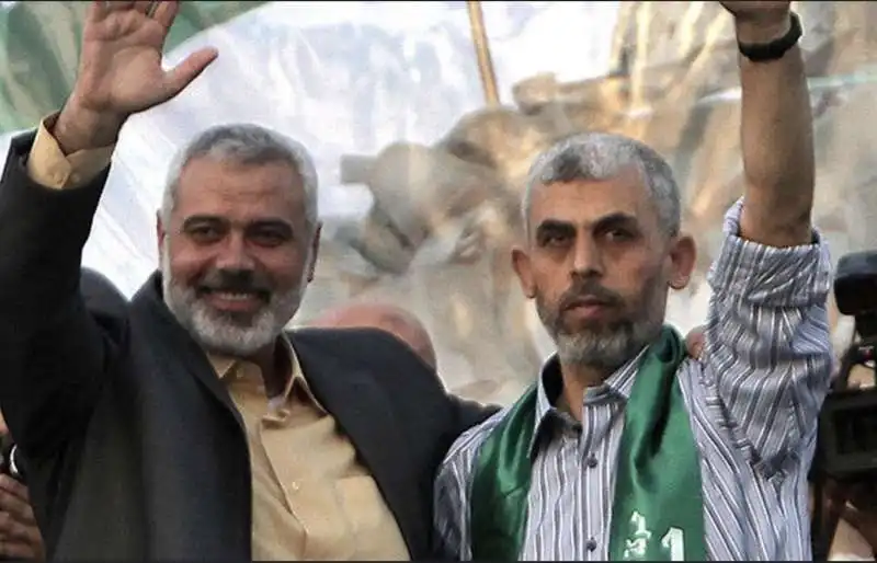 ismail haniyeh    yaya sinwar 