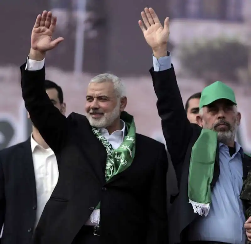 ismail haniyeh    yaya sinwar