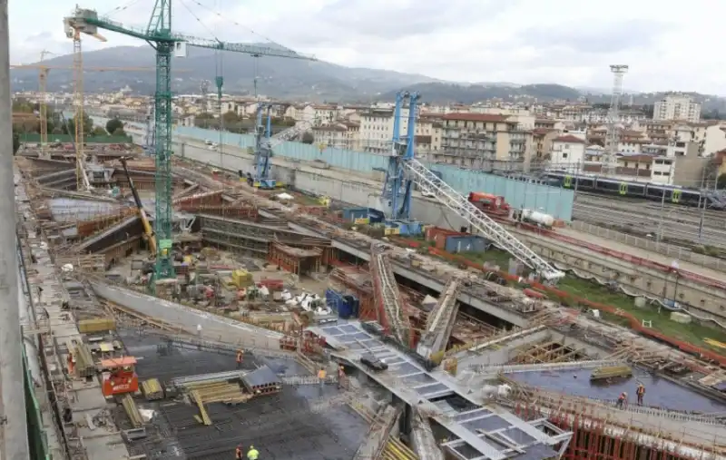 lavori stazione alta velocita firenze  2