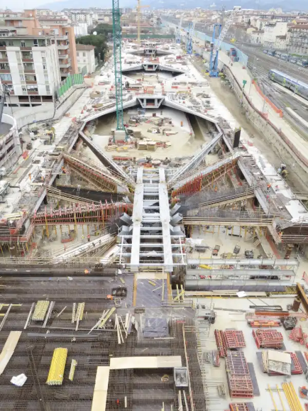 lavori stazione alta velocita firenze  3