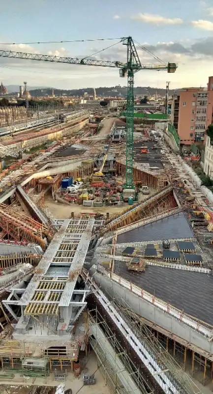 lavori stazione alta velocita firenze  4