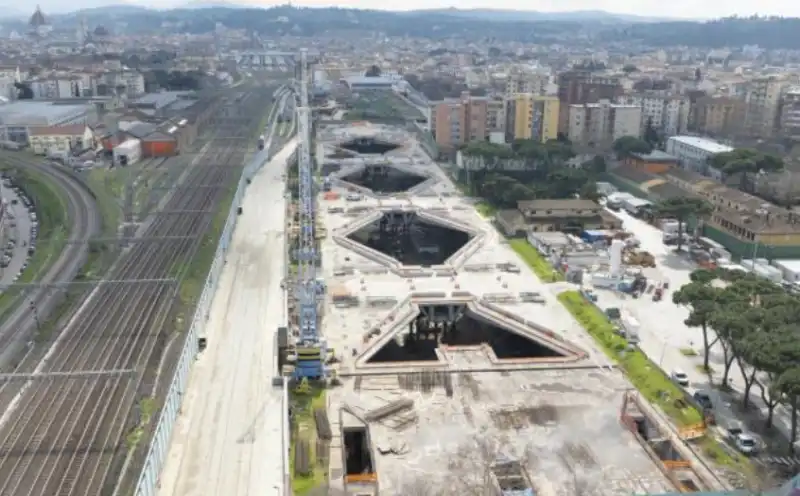 lavori stazione alta velocita firenze  5