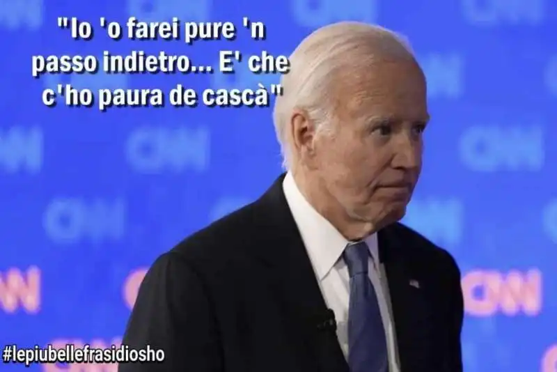 LE POSSIBILI DIMISSIONI DI JOE BIDEN - MEME BY OSHO