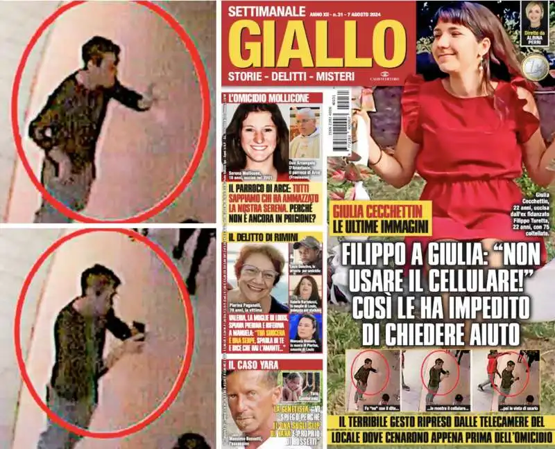 le ultime immagini di giulia cecchettin con filippo turetta 3  settimanale giallo   