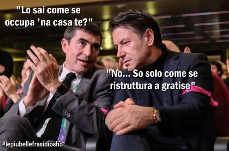 nicola fratoianni giuseppe conte - vignetta by osho