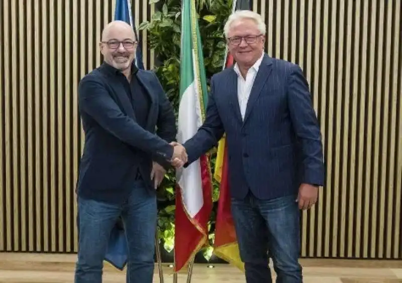 Roberto Cingolani e Armin Papperger - accordo tra leonardo e Rheinmetall