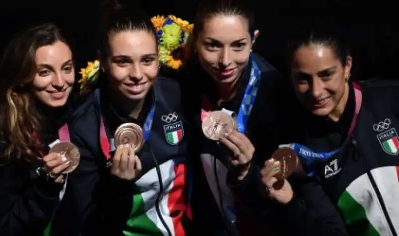 rossella fiamingo, alberta santuccio, mara navarria e giulia rizzi spada femminile 6