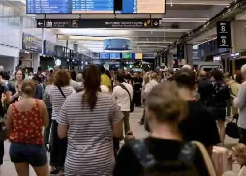 SABOTAGGIO DEI TRENI IN FRANCIA 