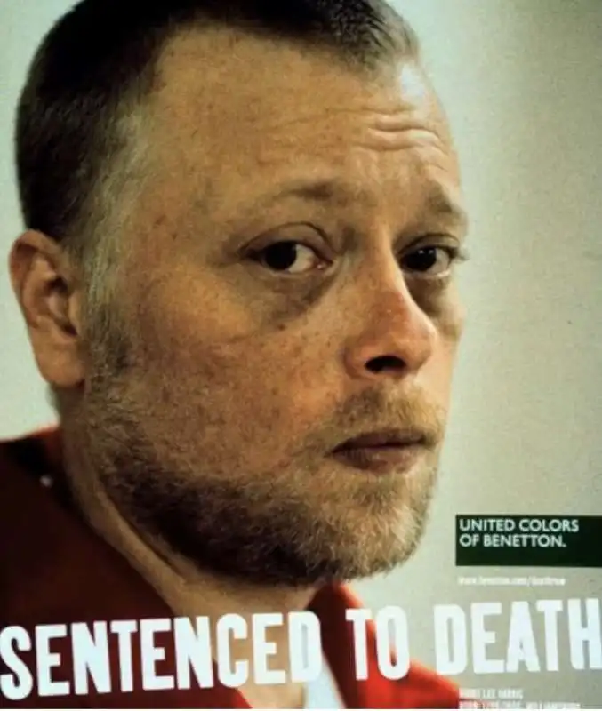 sentenced to death   campagna di oliviero toscani per benetton 