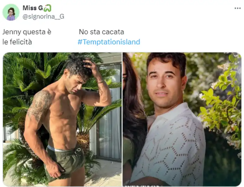 tweet temptation island 6