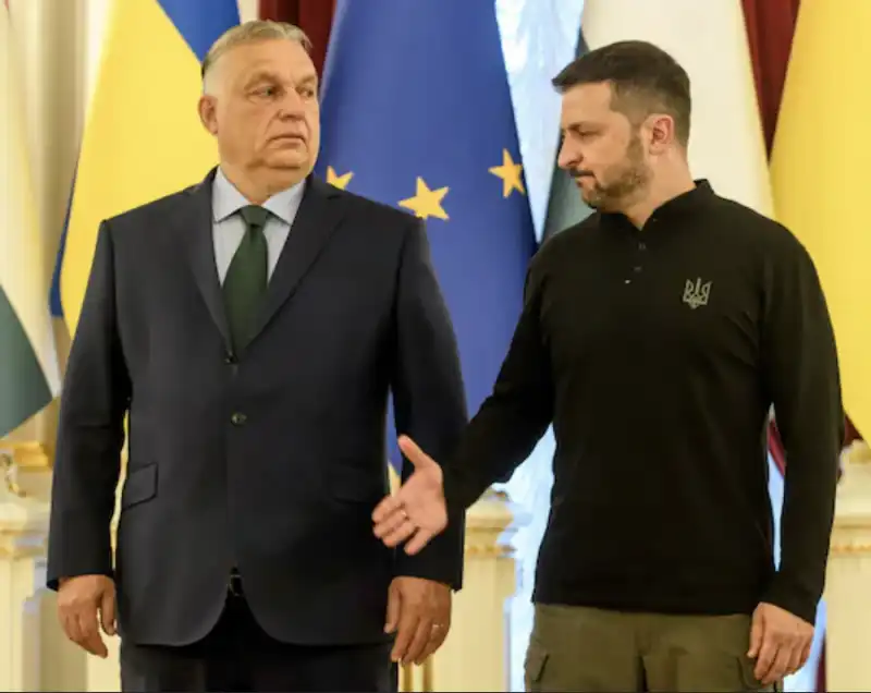 viktor orban e volodymyr zelensky