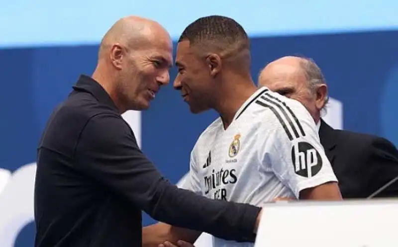 zinedine zidane kylian mbappe 