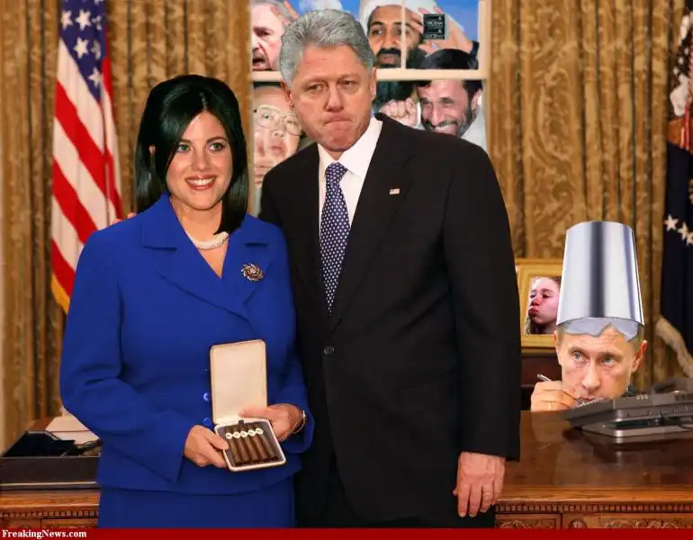 Bill Clinton and Monica 