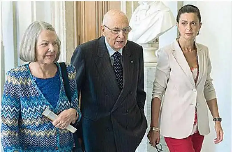 GIANA ANDREATTA GIORGIO NAPOLITANO LAURA BOLDRINI jpeg