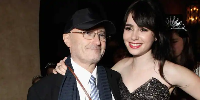 lily collins is the actress daughter of genesis phil collins 