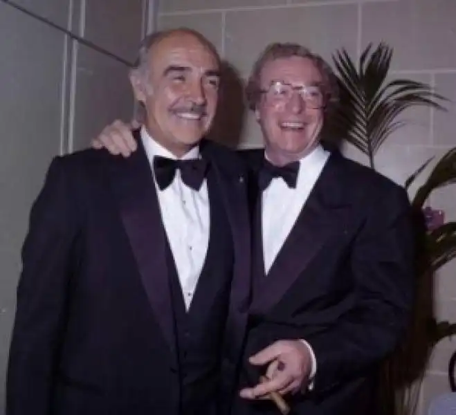 Michael and Sean Connery michael caine 