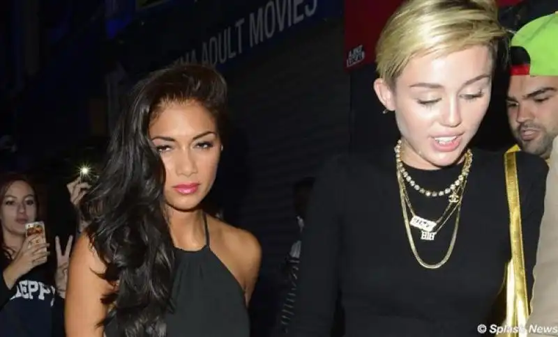 miley cyrus e nicole sherzinger 