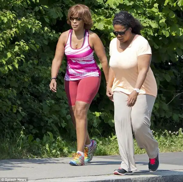 OPRAH WINFREY E GAYLE KING IN SVIZZERA PER IL MATRIMONIO DI TINA TURNER 