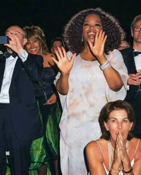 OPRAH WINFREY AL MATRIMONIO DI TINA TURNER 