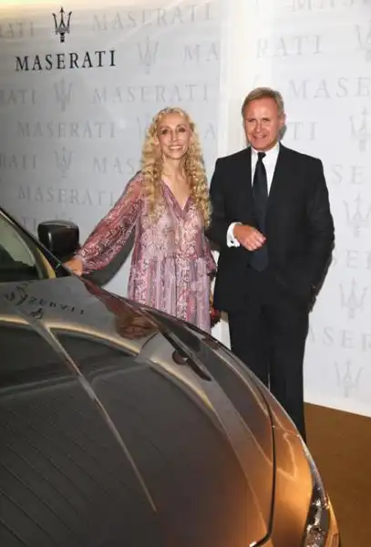 PARTY L'UOMO VOGUE A VENEZIA - FRANCA SOZZANI E IL CEO DI MASERATI HARALD J WESTER