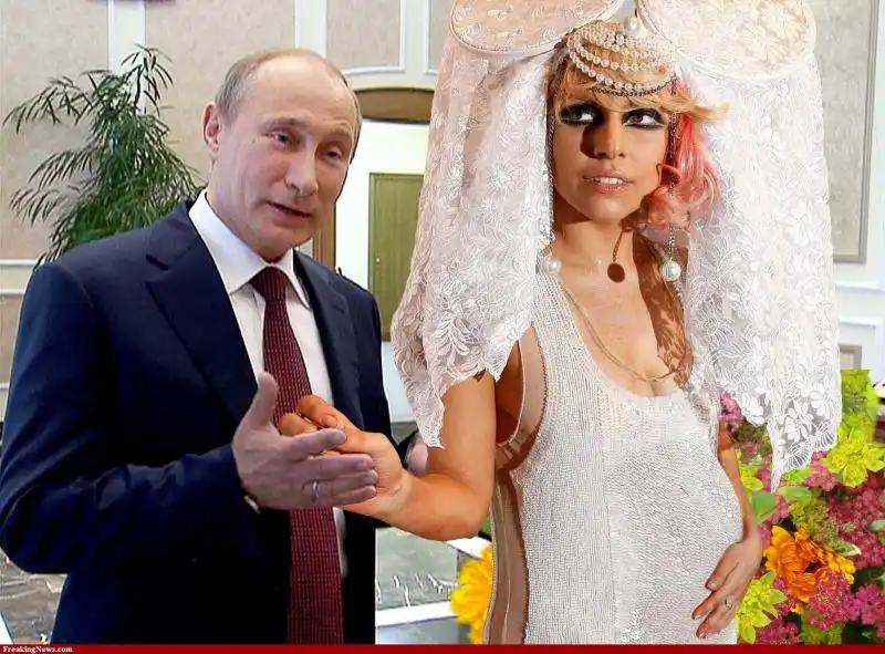 Putin and Lady Gaga 