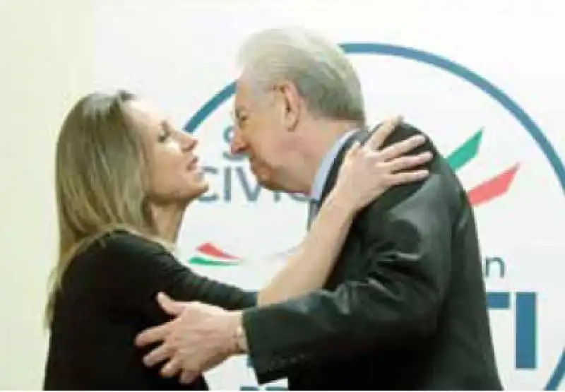 VALENTINA VEZZALI E MARIO MONTI