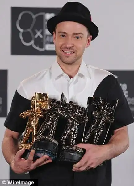 MTV VIDEO MUSIC AWARDS JUSTIN TIMBERLAKE 