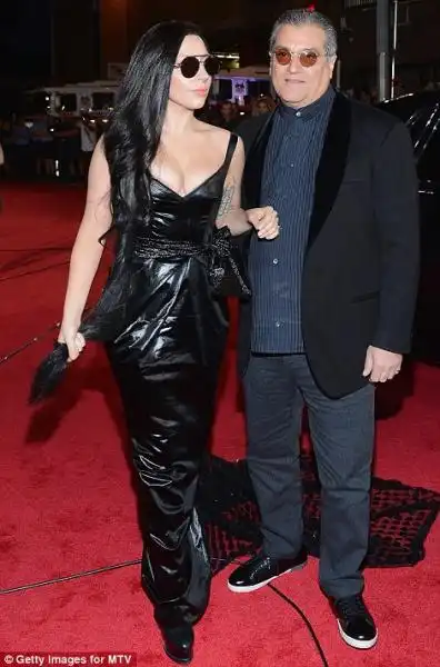 MTV VIDEO MUSIC AWARDS LADY GAGA CON IL PADRE JOE GERMANOTTA 