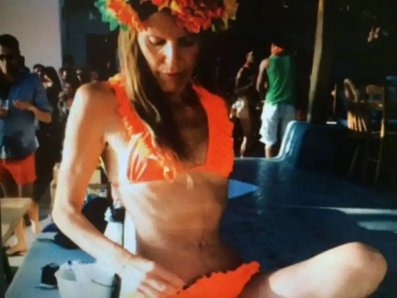 anna dello russo in bikini