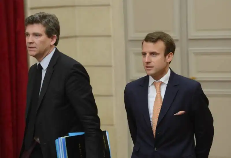 arnaud montebourg ed emmanuel macron