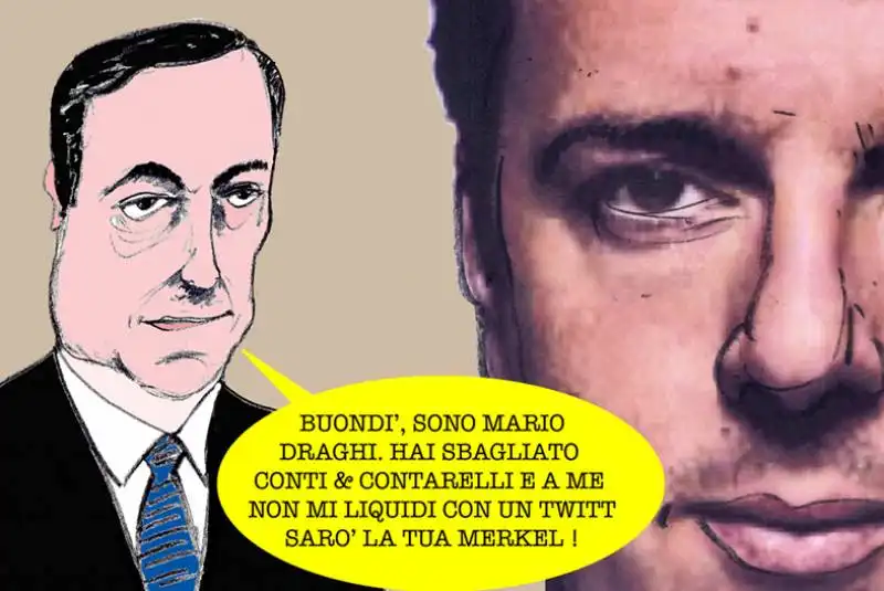 DRAGHI cazzia RENZI web