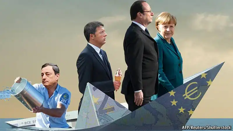 draghi merkel renzi hollande